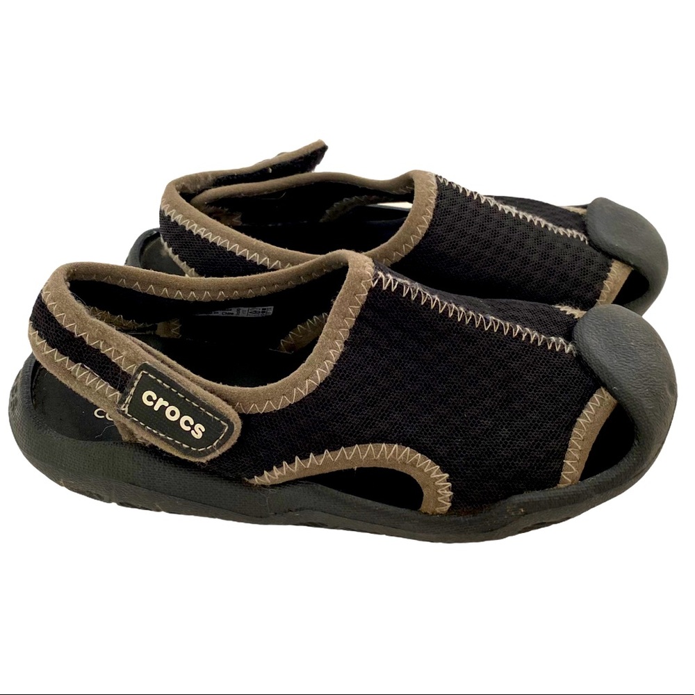 Crocs Dual Comfort Black Water Shoes Size 13 - Picture 1 of 5